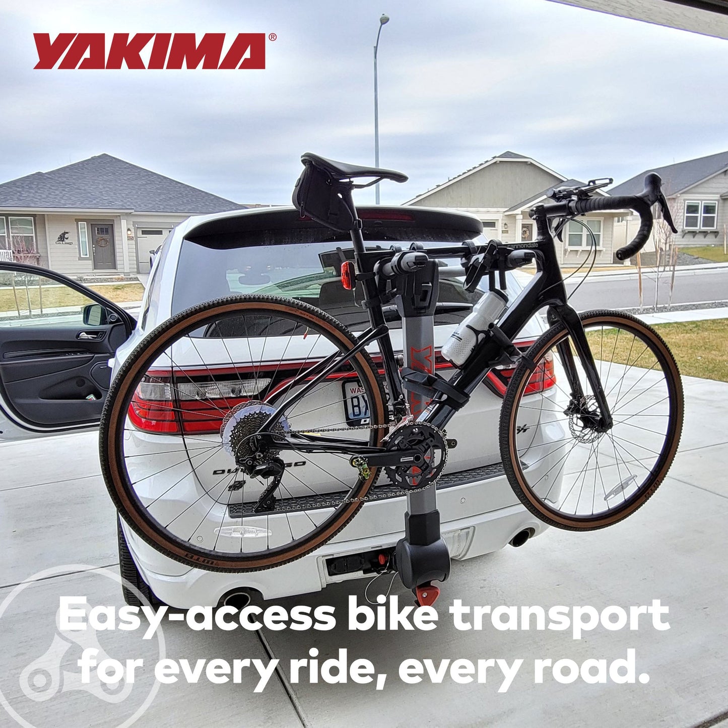 Yakima RidgeBack Tilt Away Hitch Bike Rack Holds 2 Bikes for Cars, SUVs, Trucks - Find Fresh Goods