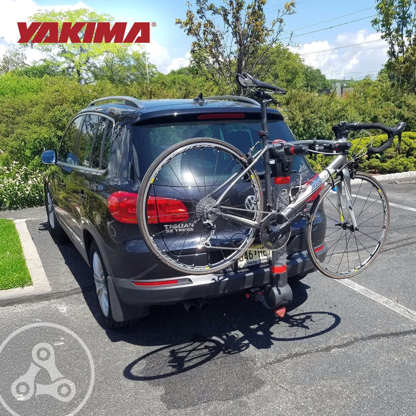 Yakima RidgeBack Tilt Away Hitch Bike Rack Holds 2 Bikes for Cars, SUVs, Trucks - Find Fresh Goods