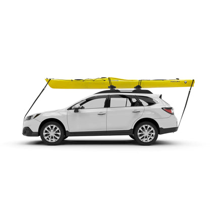 Yakima SweetRoll Rooftop Boat Loader w/Heavy Duty Straps & Bow & Stern Tie Downs - Find Fresh Goods