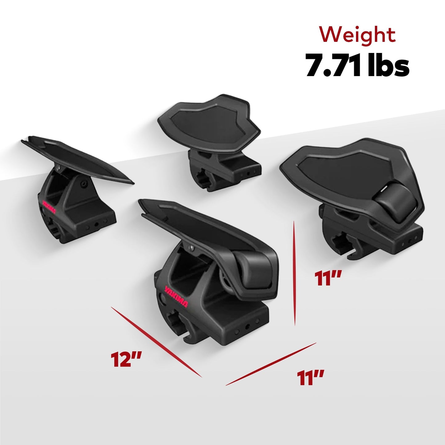 Yakima SweetRoll Rooftop Boat Loader w/Heavy Duty Straps & Bow & Stern Tie Downs - Find Fresh Goods