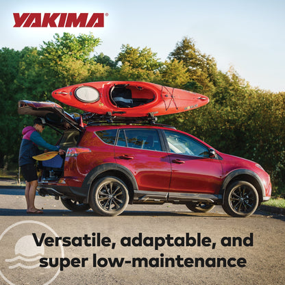 Yakima JayLow Rooftop Mounted Kayak Rack, Compatible with StreamLine Towers - Find Fresh Goods