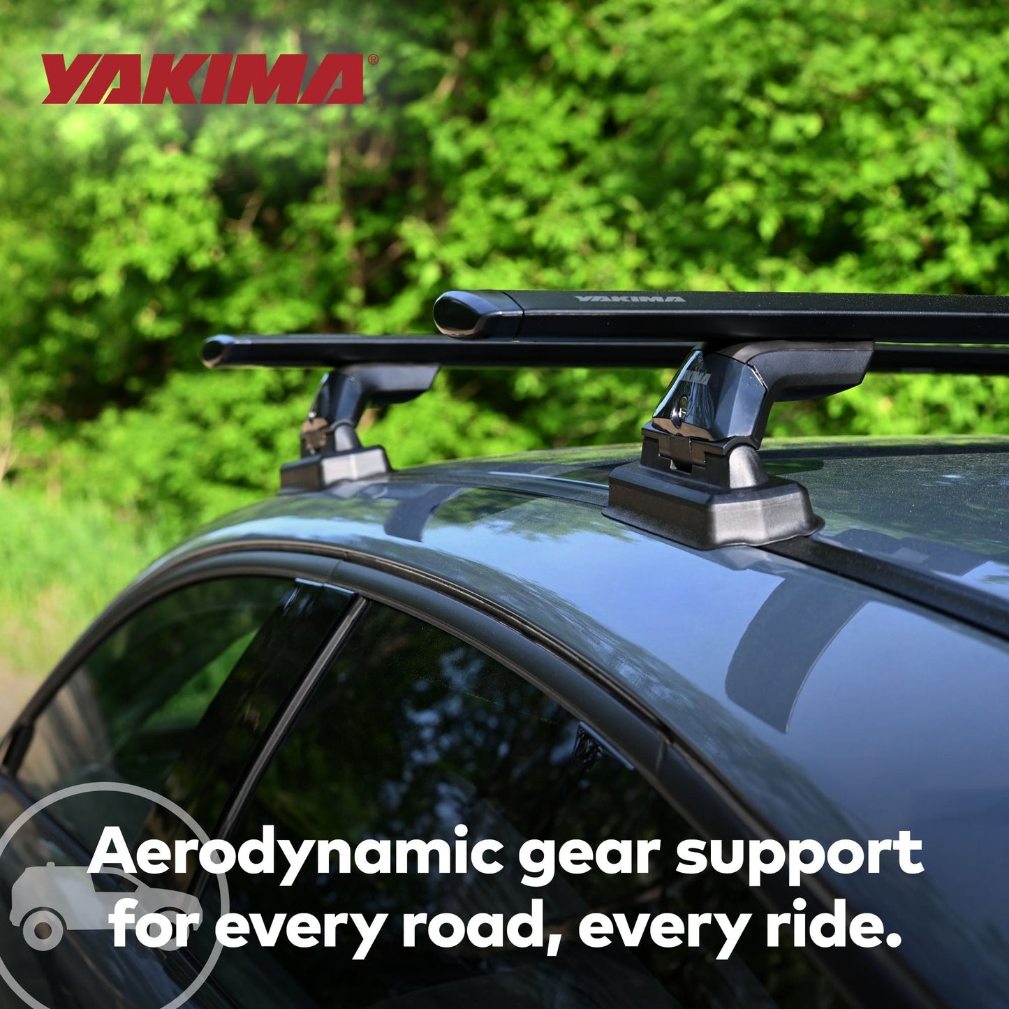 Yakima 70 Inch Pair JetStreamRoof Rack Crossbars, Compatible w/StreamLine Towers - Find Fresh Goods