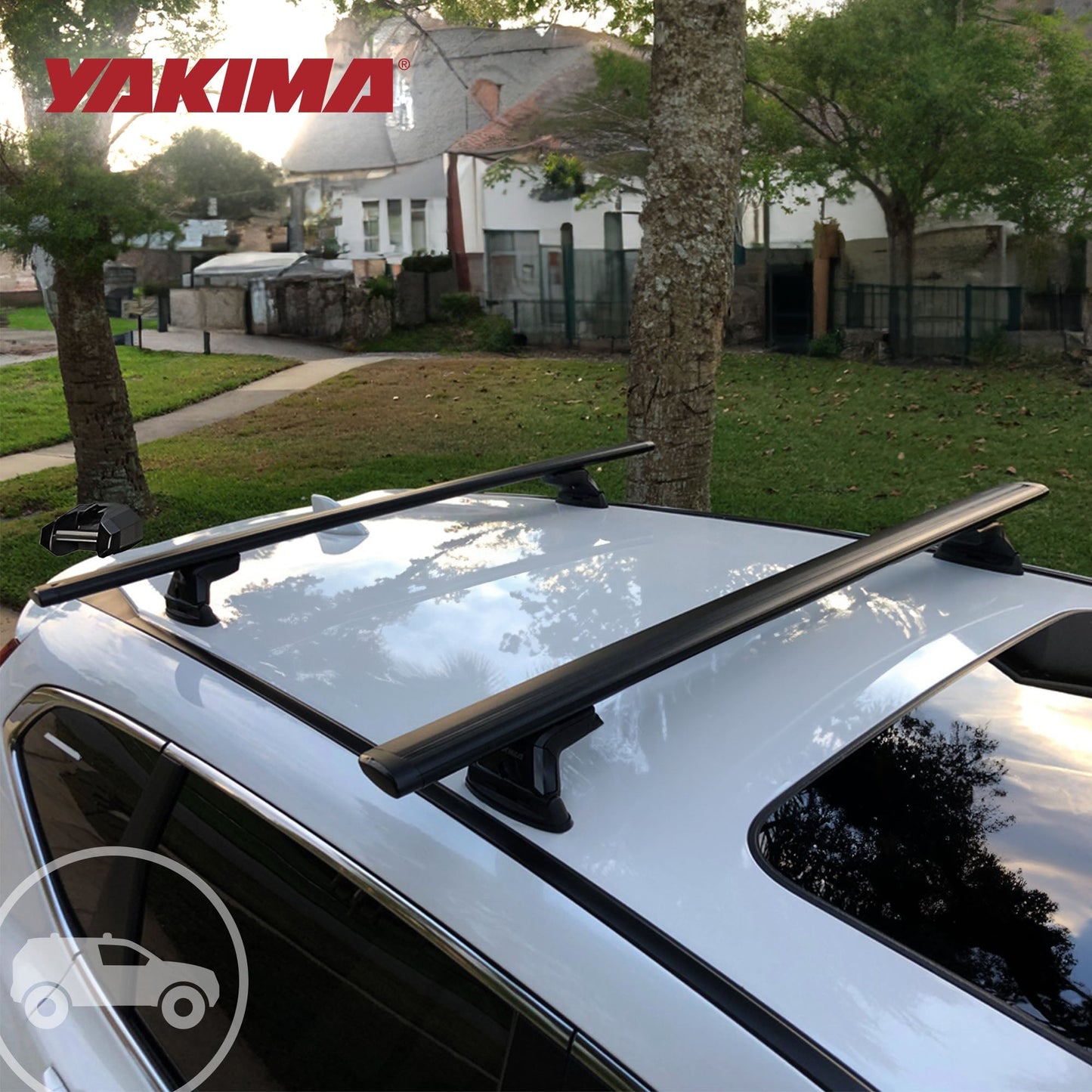 Yakima 70 Inch Pair JetStreamRoof Rack Crossbars, Compatible w/StreamLine Towers - Find Fresh Goods