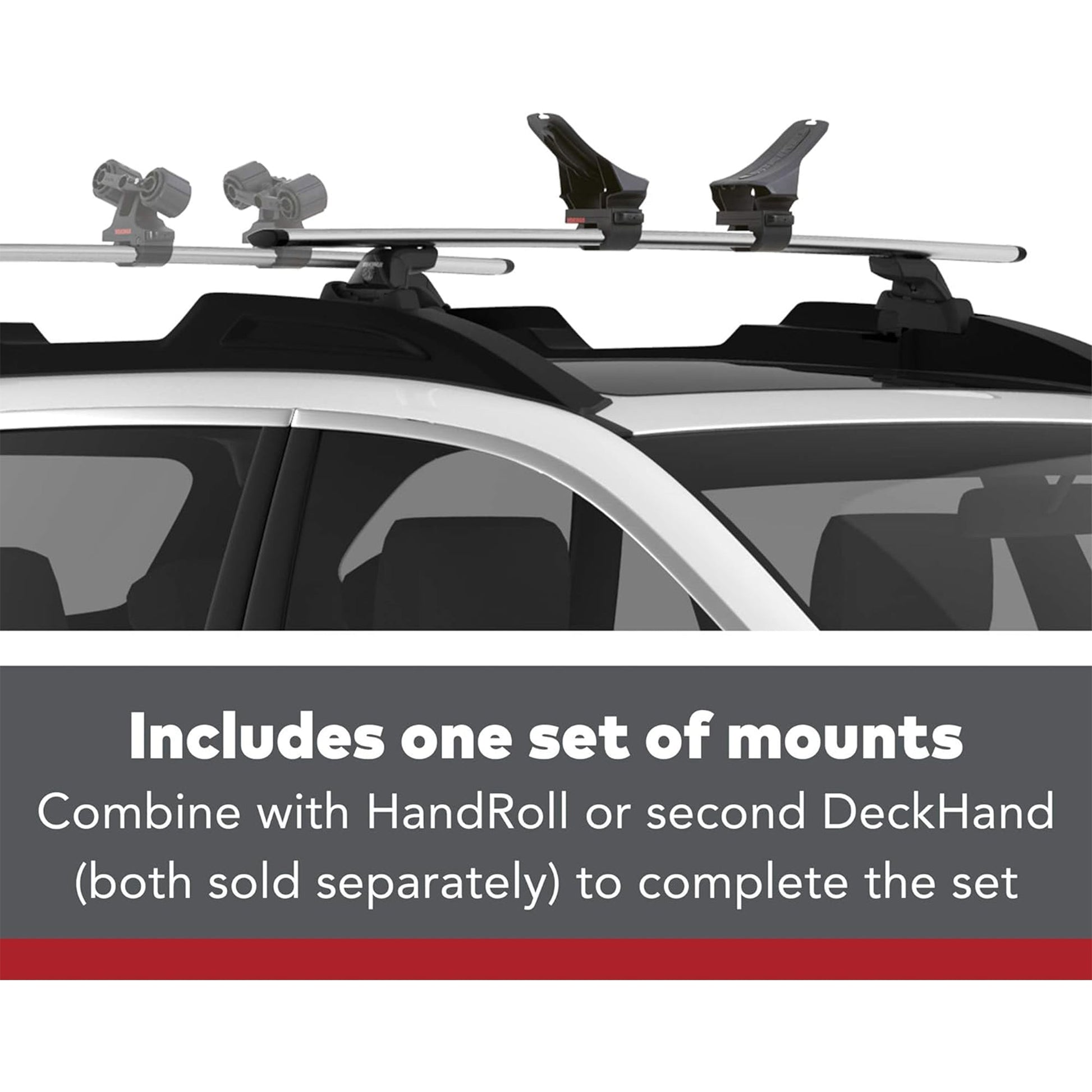 Yakima Premium DeckHand Vehicle Roof Rack Saddle Mount for Kayak or Small Boat - Find Fresh Goods