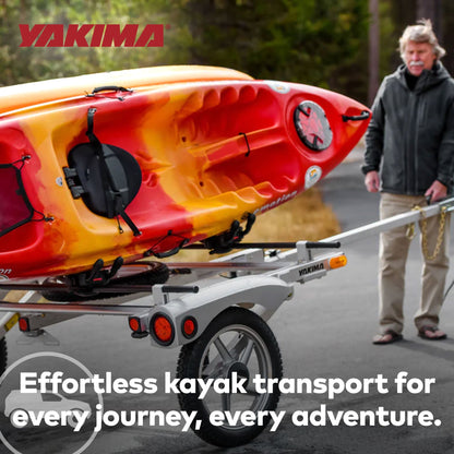 YAKIMA JayHook J-Cradle Rooftop 1 Kayak Mount, Roof Rack w/Padding & Tie Downs - Find Fresh Goods