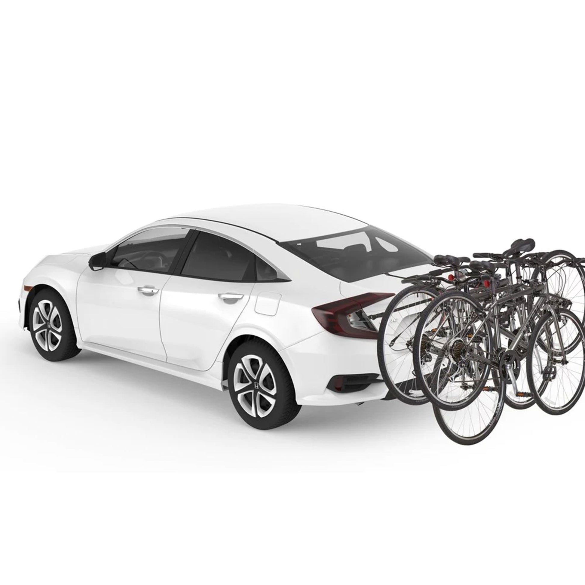 Yakima HangOut Car Trunk Compact Foldable 3 Bicycle Mount Rack Carrier, Black - Find Fresh Goods