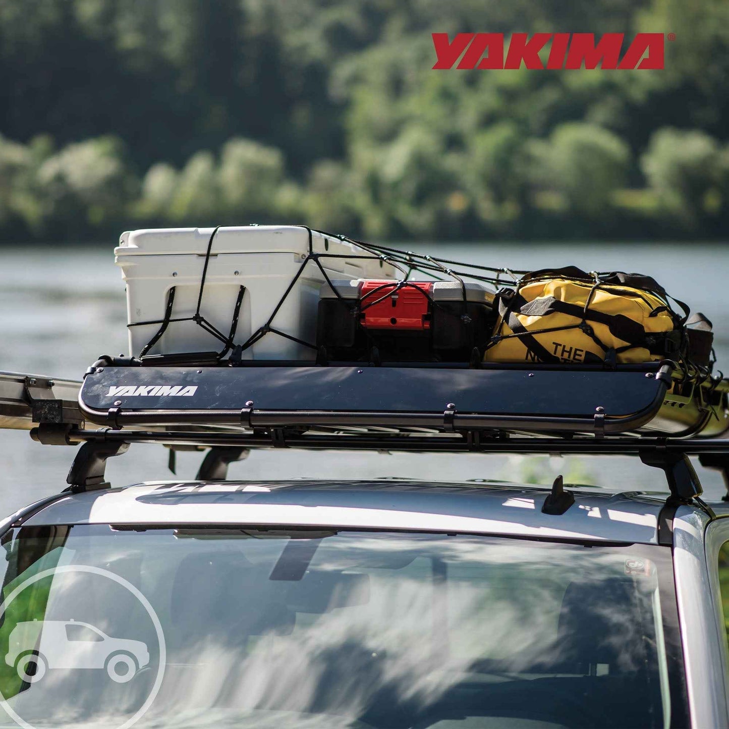 Yakima OffGrid Large Cargo Basket Roof Rack, Compatible w/StreamLine Crossbars