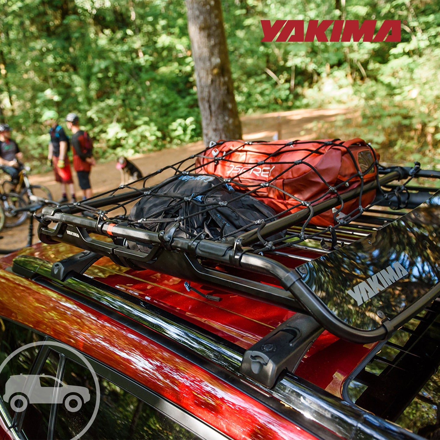Yakima OffGrid Medium Cargo Basket Roof Rack, Compatible w/StreamLine Systems - Find Fresh Goods