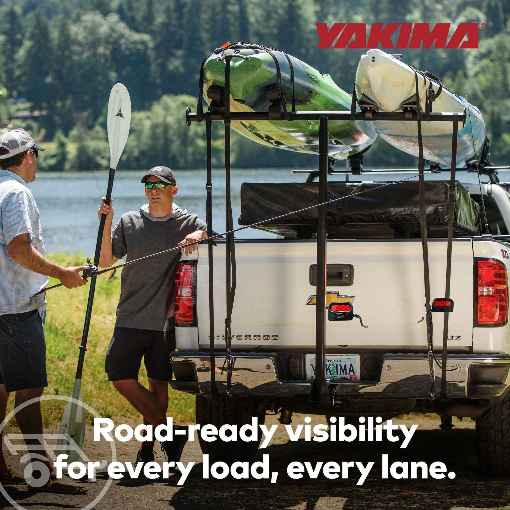 Yakima 3 Pound Aluminum LongArm Height Extension for LongArm Bed Extender, Black