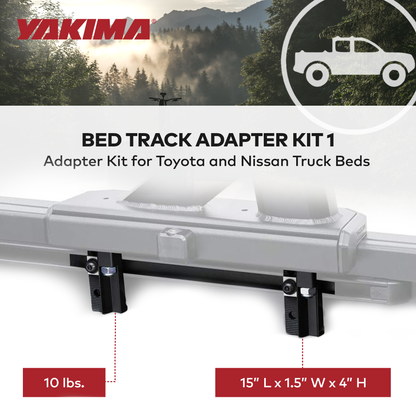 YAKIMA Bed Track Adapter Kit 1 for Toyota and Nissan Truck Bed Rack Systems - Find Fresh Goods