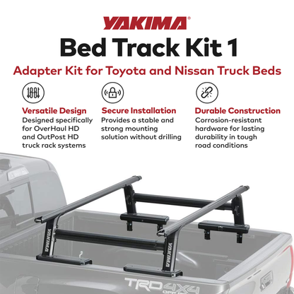 YAKIMA Bed Track Adapter Kit 1 for Toyota and Nissan Truck Bed Rack Systems - Find Fresh Goods