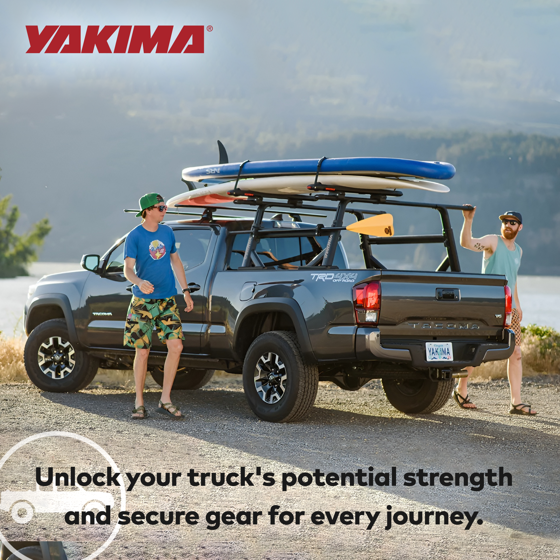 YAKIMA Bed Track Adapter Kit 1 for Toyota and Nissan Truck Bed Rack Systems - Find Fresh Goods