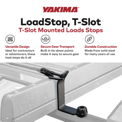 Yakima LoadStop Steel T-Slot Mounted Load Stops Accessory for Yakima Crossbars - Find Fresh Goods