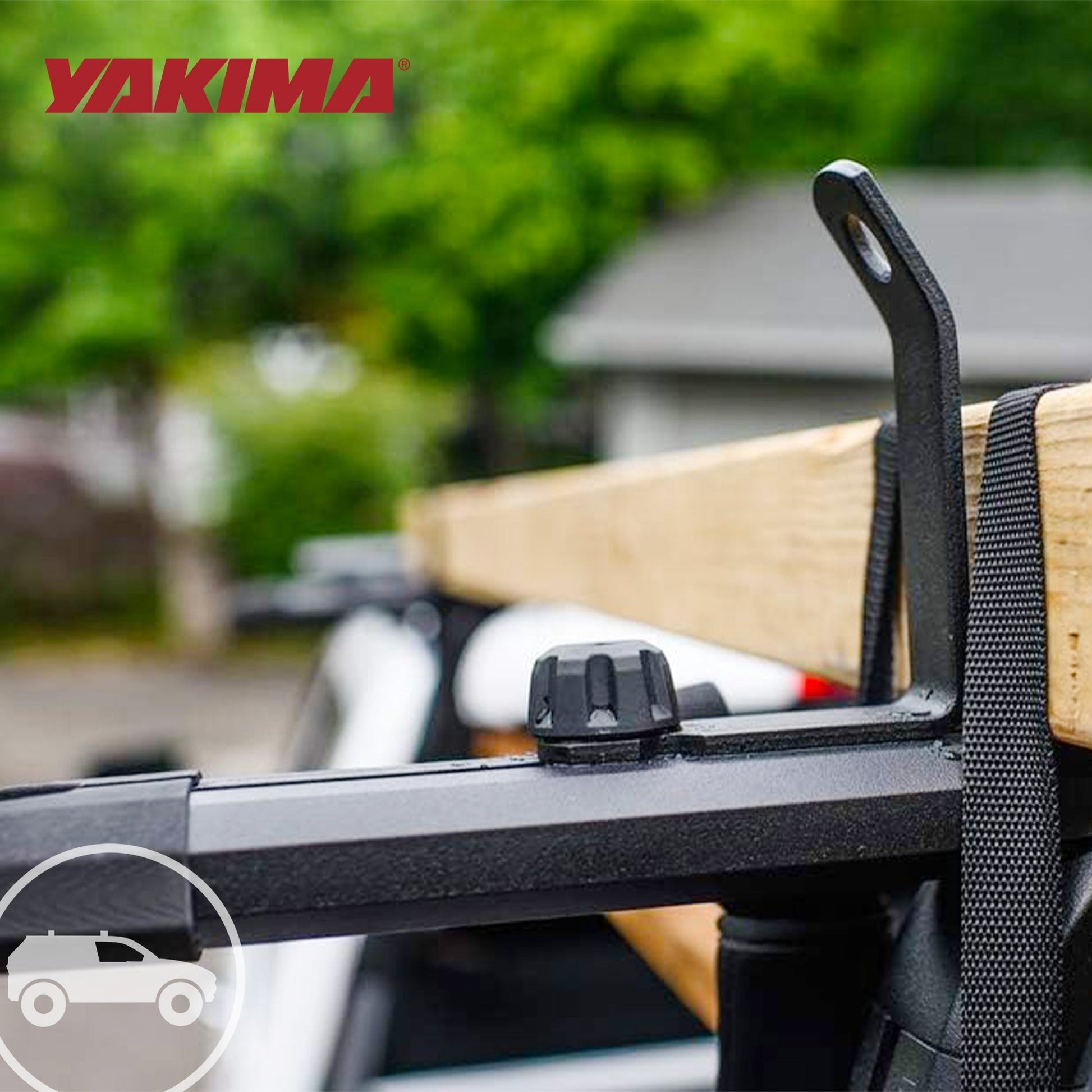 Yakima LoadStop Steel T-Slot Mounted Load Stops Accessory for Yakima Crossbars - Find Fresh Goods