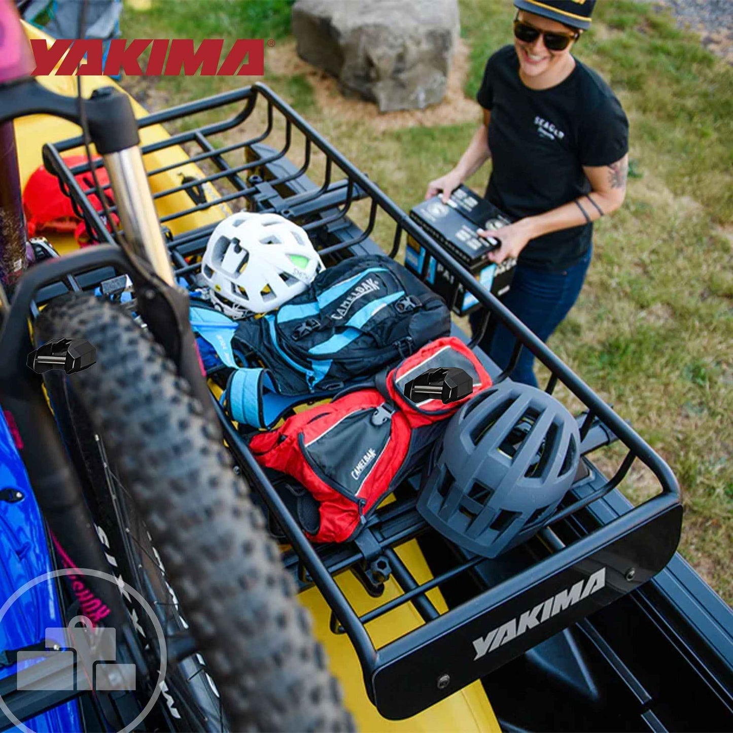 Yakima SkinnyWarrior Long & Narrow Cargo Basket for Yakima StreamLine Crossbars