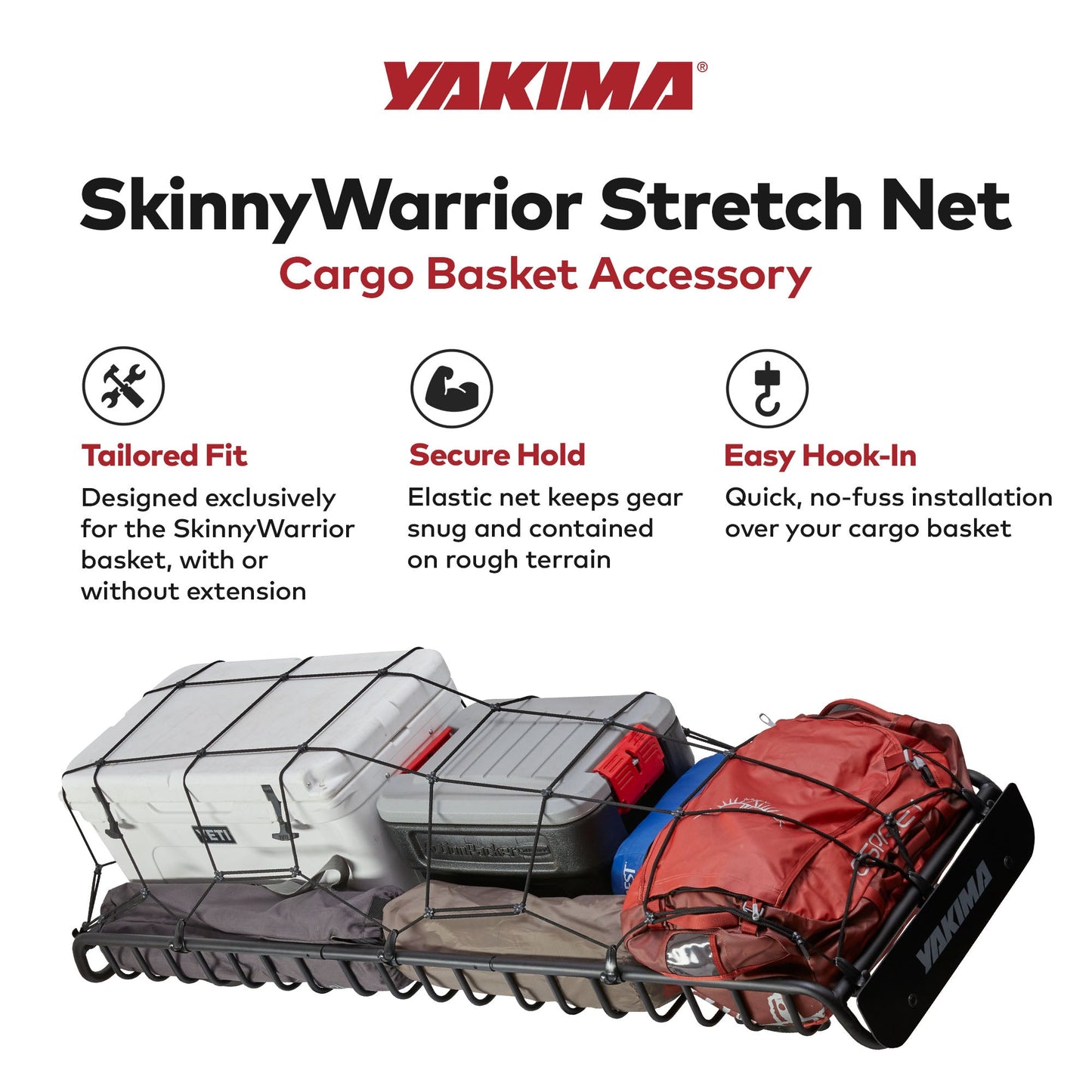 YAKIMA Cargo Basket Stretch Net for SkinnyWarrior And SkinnyWarrior Extension - Find Fresh Goods