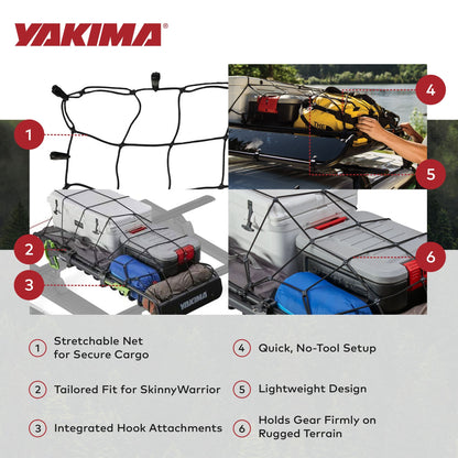 YAKIMA Cargo Basket Stretch Net for SkinnyWarrior And SkinnyWarrior Extension - Find Fresh Goods