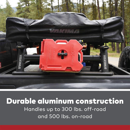 Yakima OutPost HD (Towers Only) Mid Height Heavy Duty Truck Bed Rack, Black - Find Fresh Goods