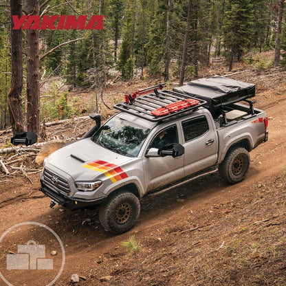 Yakima 76 by 65 Inch LockNLoad 3 Bar System Heavy Duty Roof Rack Platform, Black