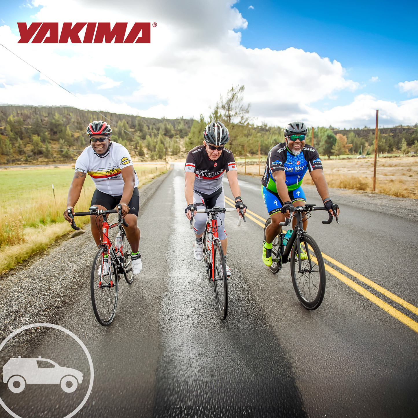 YAKIMA 84 by 49 Inch LockNLoad 3 Bar System Heavy Duty Roof Rack Platform, Black - Find Fresh Goods