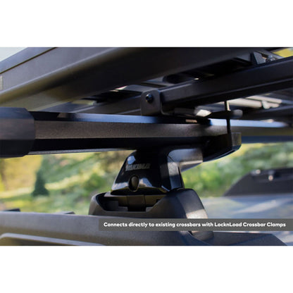 YAKIMA 84 by 54 Inch LockNLoad 3 Bar System Heavy Duty Roof Rack Platform, Black - Find Fresh Goods