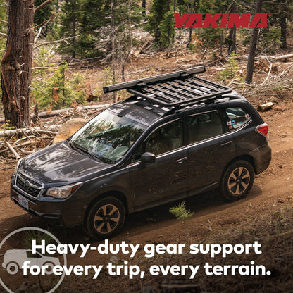 YAKIMA 84 by 54 Inch LockNLoad 3 Bar System Heavy Duty Roof Rack Platform, Black - Find Fresh Goods