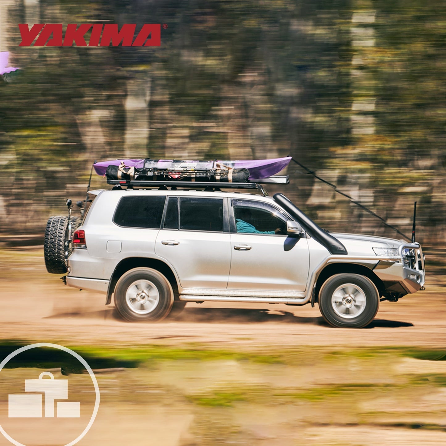 Yakima 60 by 54 Inch LockNLoad 3 Bar System Heavy Duty Roof Rack Platform, Black - Find Fresh Goods