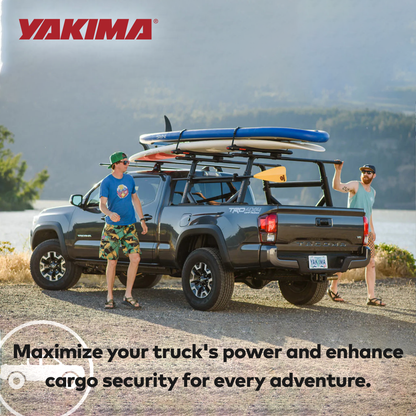 Yakima Aluminum OverHaul HD Towers with Tonneau Kit Mounting Hardware, Black - Find Fresh Goods