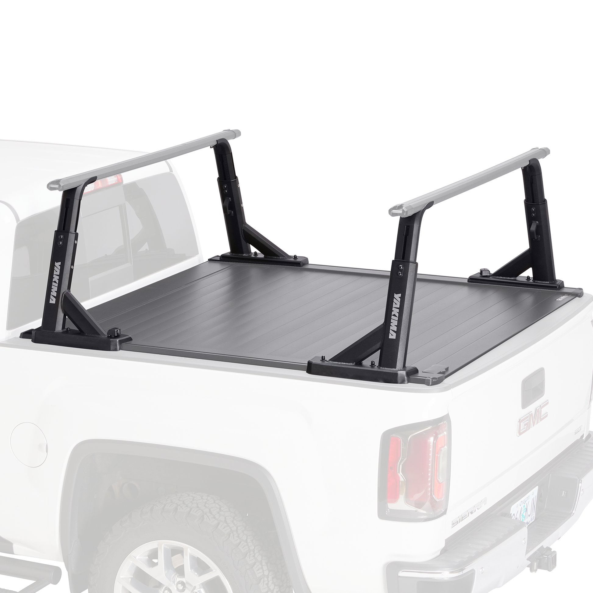Yakima Aluminum OverHaul HD Towers with Tonneau Kit Mounting Hardware, Black - Find Fresh Goods