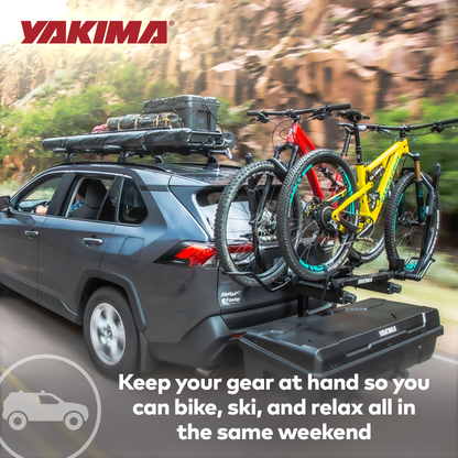 Yakima EXO SwingBase 2 Inch Hitch Base Rack Storage System with HitchLock, Black - Find Fresh Goods