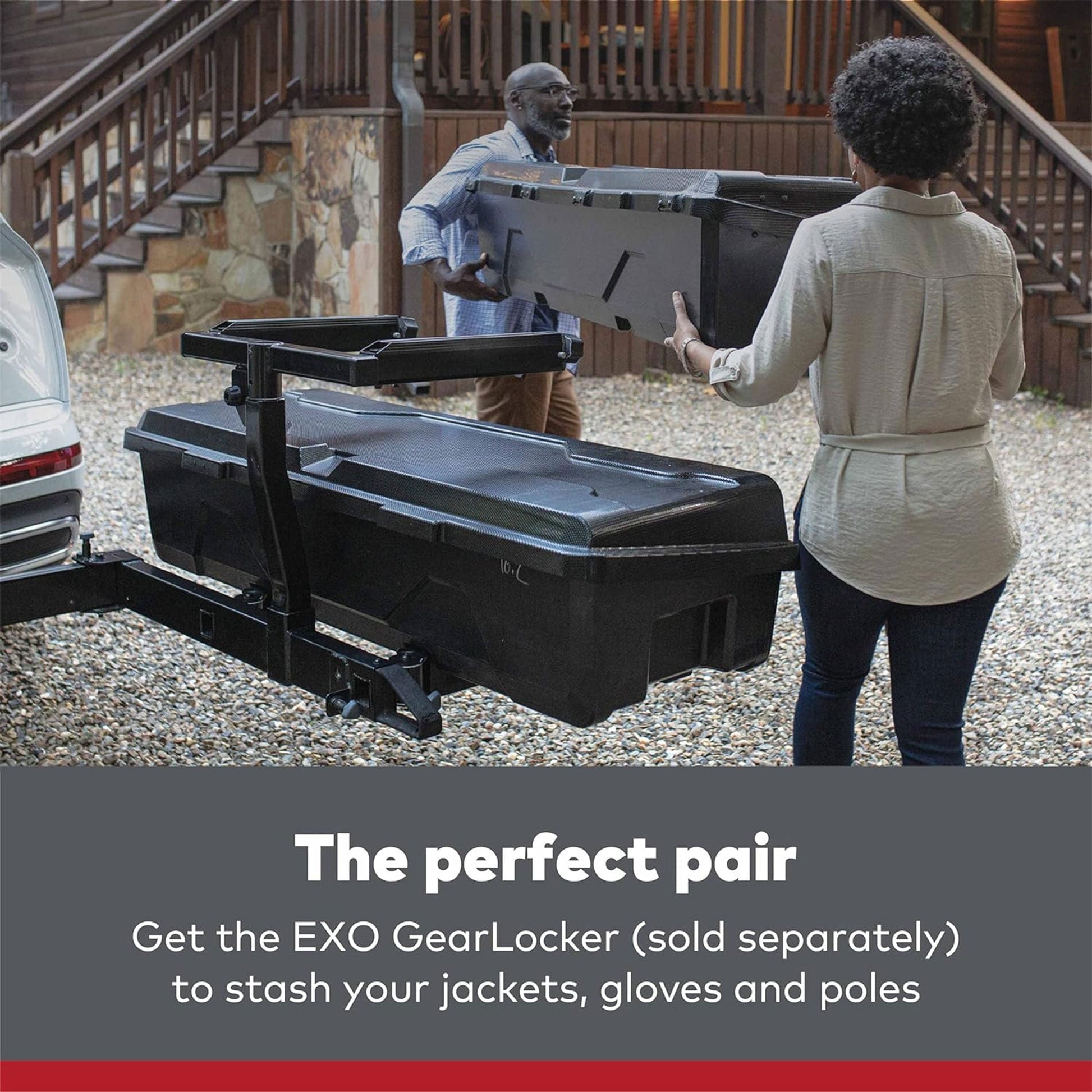 Yakima EXO SnowBank 5 Ski or 4 Snowboard Universal Mount Travel Roof Rack, Black - Find Fresh Goods