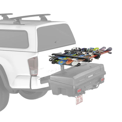 Yakima EXO SnowBank 5 Ski or 4 Snowboard Universal Mount Travel Roof Rack, Black - Find Fresh Goods