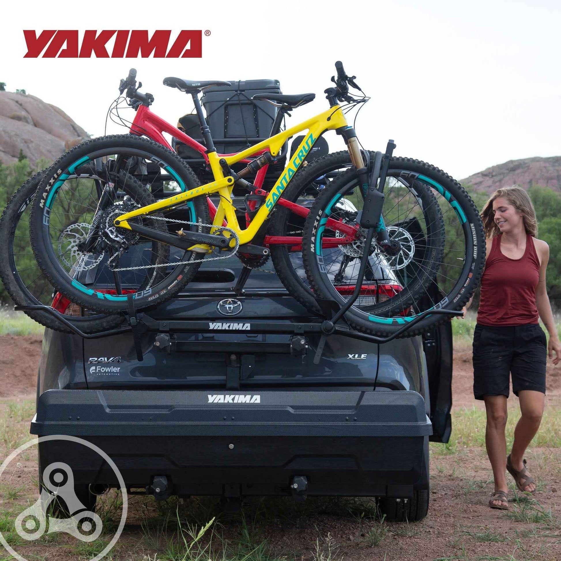Yakima EXO DoubleUp 2 Bike Capacity for EXO SwingBase or EXO TopShelf, Black