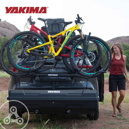 Yakima EXO DoubleUp 2 Bike Capacity for EXO SwingBase or EXO TopShelf, Black