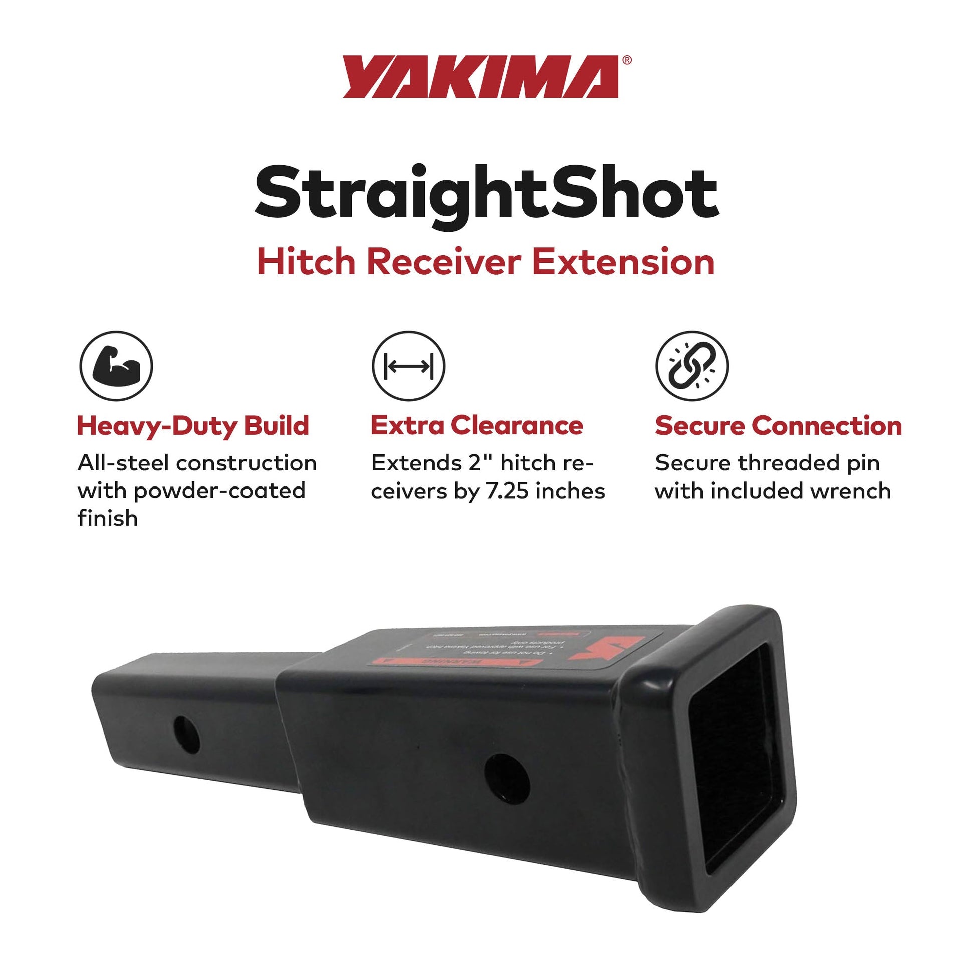 Yakima StraightShot with Powder Coated Finish Type and Steel Construction, Black - Find Fresh Goods