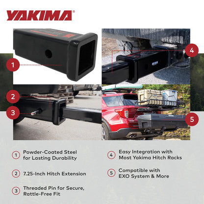 Yakima StraightShot with Powder Coated Finish Type and Steel Construction, Black - Find Fresh Goods