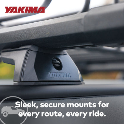Yakima HD Track 54 Inch Car Roof Top Rack Mounting System with CapNuts, Black - Find Fresh Goods
