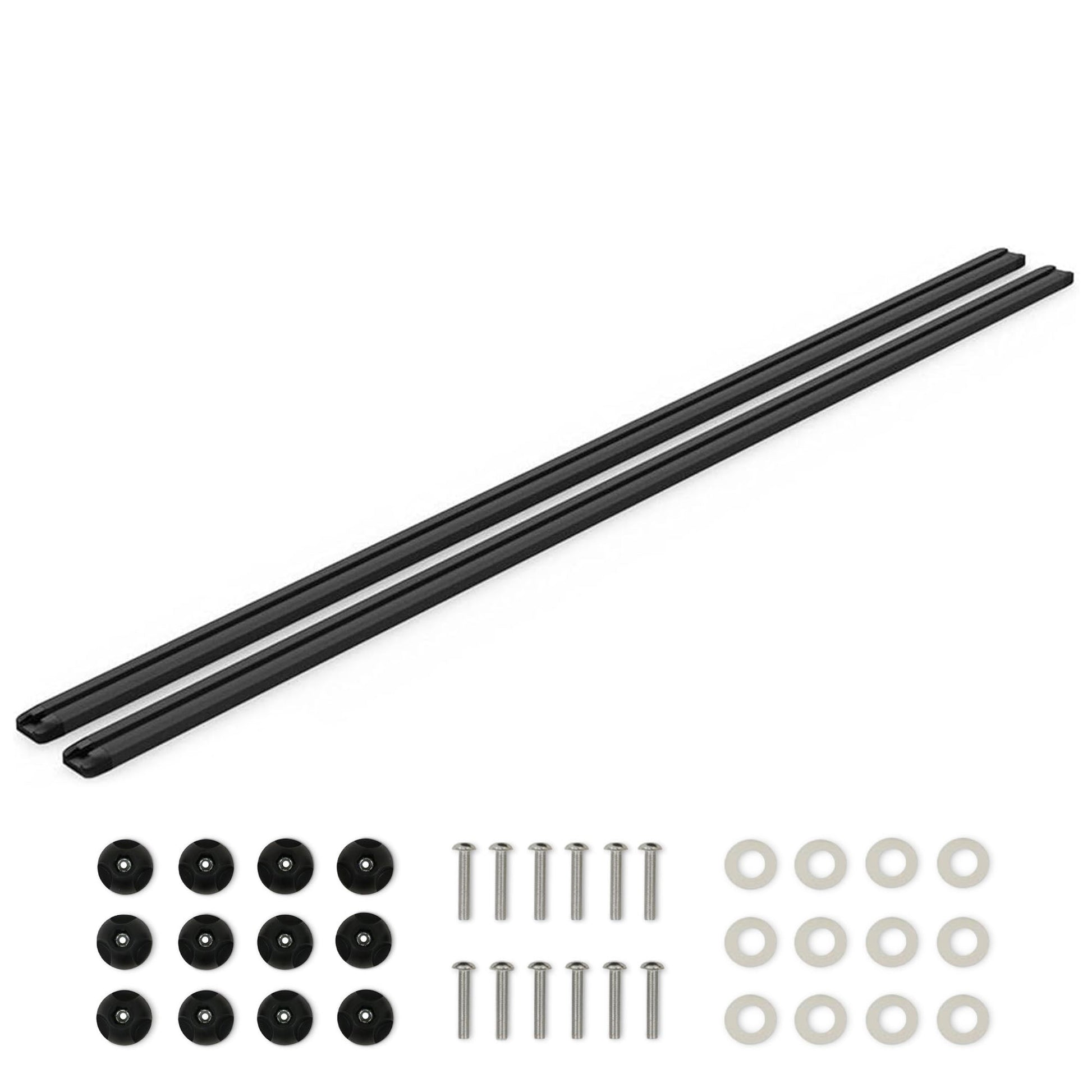 Yakima HD Track 54 Inch Car Roof Top Rack Mounting System with CapNuts, Black - Find Fresh Goods