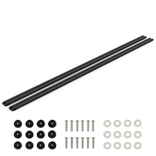 Yakima HD Track 54 Inch Car Roof Top Rack Mounting System with CapNuts, Black - Find Fresh Goods