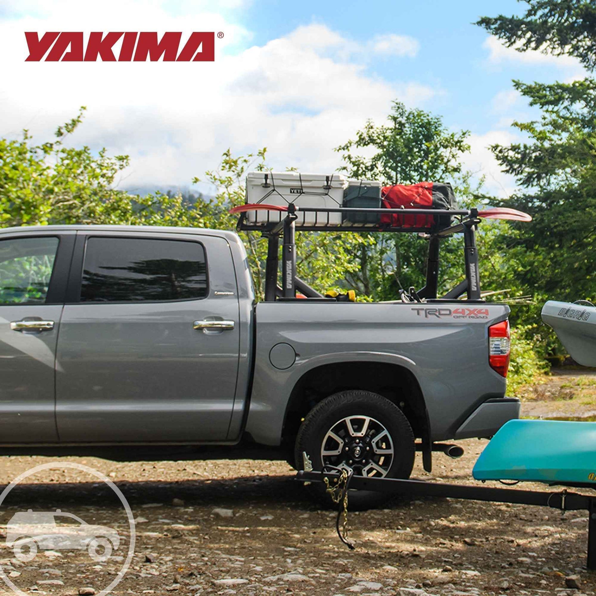 YAKIMA Truck Bed Track HD Kit for OverHaul HD and OutPost HD (Set of 2), Black