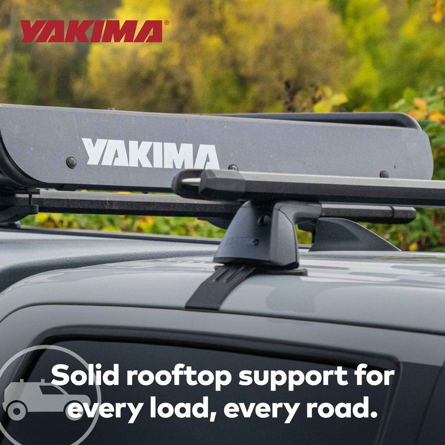 YAKIMA BaseLine Adjustable Rack Towers for Vehicles with Naked Roof, Set of 4