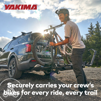 Yakima StageTwo Premium Bike Tray Hitch Bike Rack Compatible w/ 52" Wheelbases - Find Fresh Goods