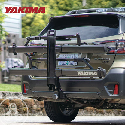 Yakima StageTwo Premium Bike Tray Hitch Bike Rack Compatible w/ 52" Wheelbases - Find Fresh Goods