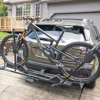 Yakima StageTwo Premium 4 Bike Tray Hitch Bike Rack Compatible w/ 52" Wheelbases - Find Fresh Goods