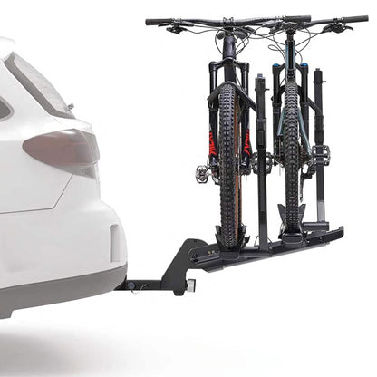 Yakima StageTwo Premium 4 Bike Tray Hitch Bike Rack Compatible w/ 52" Wheelbases - Find Fresh Goods