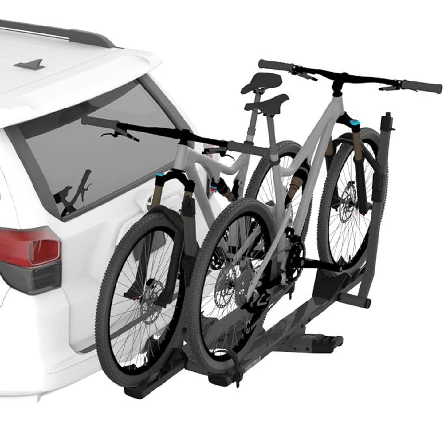Yakima StageTwo Premium 4 Bike Tray Hitch Bike Rack Compatible w/ 52" Wheelbases - Find Fresh Goods
