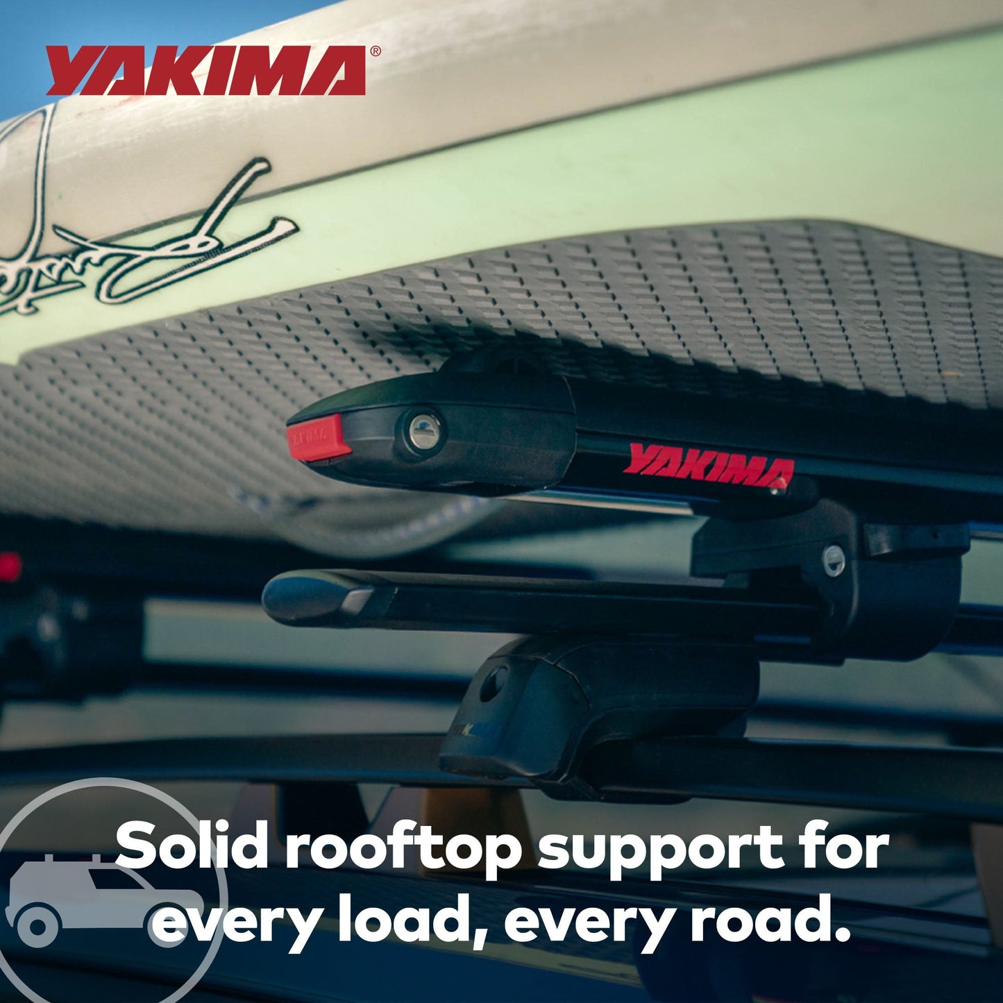 YAKIMA Crossbar Mounts Timberline Towers for Raised Factory Side Rails, Set of 4 - Find Fresh Goods