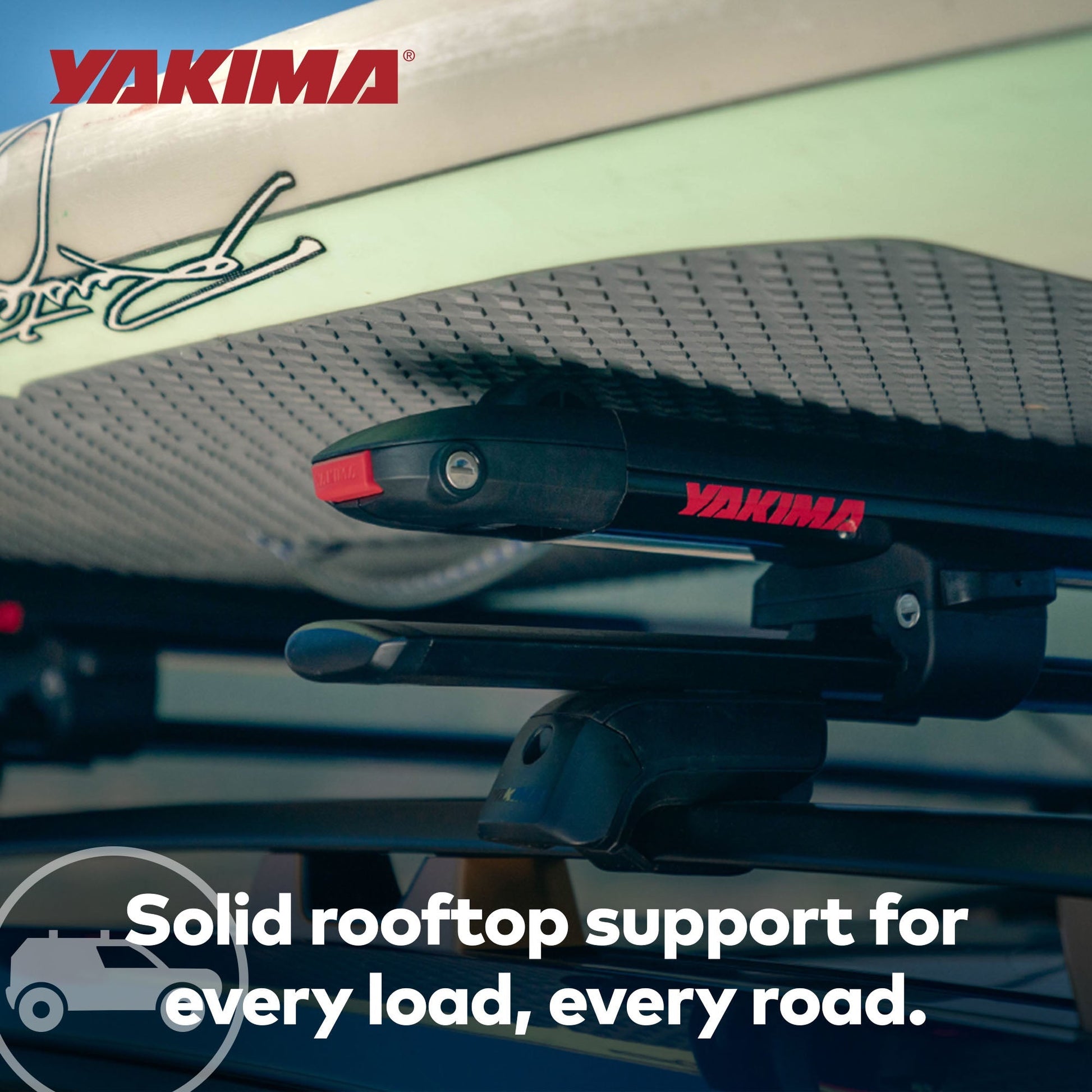 YAKIMA Crossbar Mounts Timberline Towers for Raised Factory Side Rails, Set of 4 - Find Fresh Goods