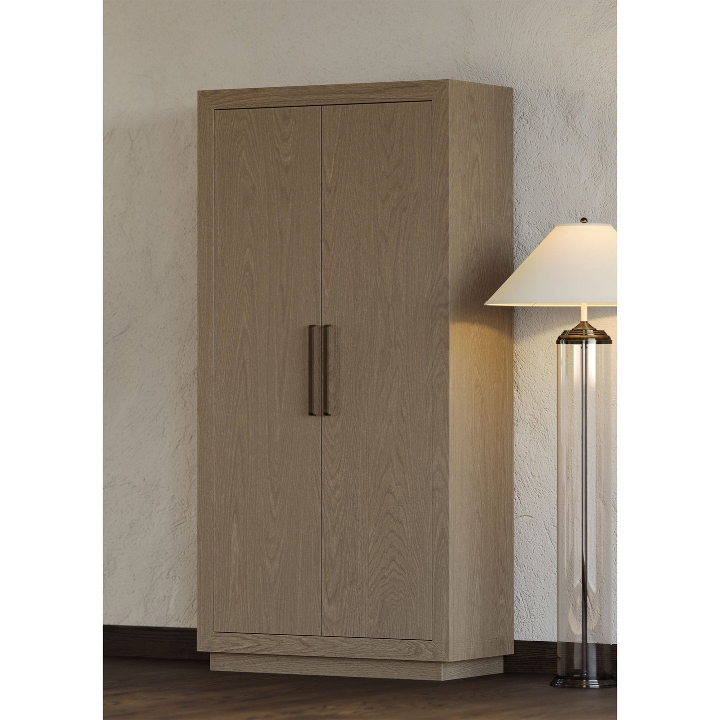 Maven Lane Uma Contemporary Wooden Cabinet in Refined Grey Finish