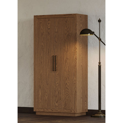 Maven Lane Uma Contemporary Wooden Cabinet in Refined Brown Finish